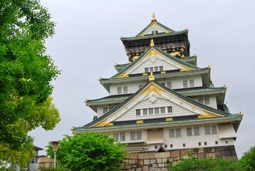Osaka Castle is a Japanese castle in Chūō-ku, Osaka, Japan. The castle is one of Japan's most famous landmarks