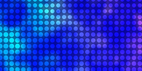 Light Pink, Blue vector layout with circles. Illustration with set of shining colorful abstract spheres. New template for your brand book.