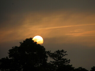 Obraz premium sunset over the sky