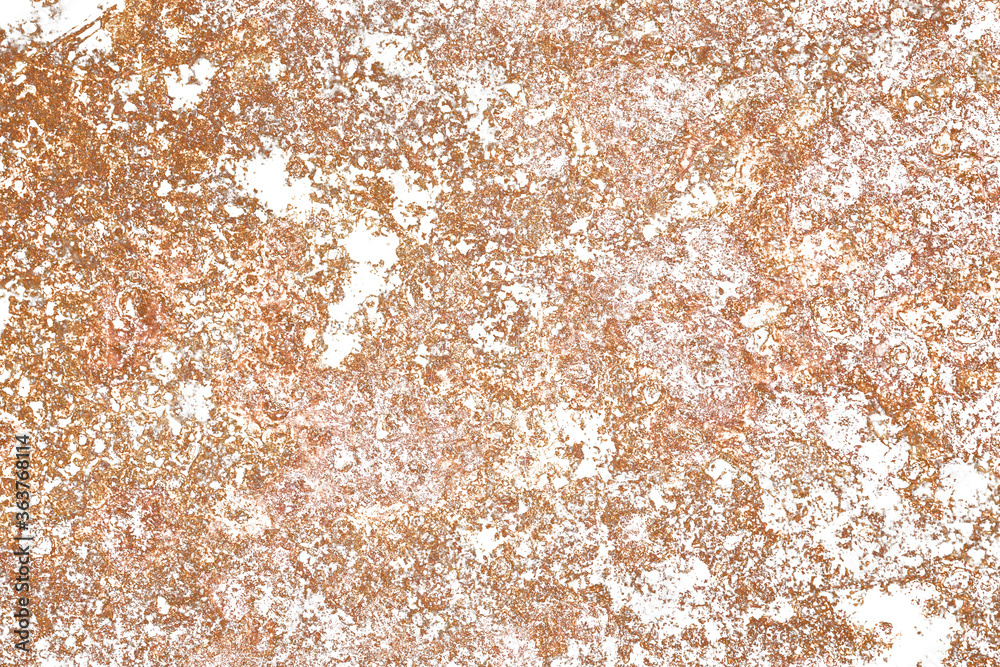 Poster rust isolated on a white background. texture for the designer