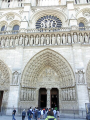 Obraz premium Sculptures Notre Dame de Paris