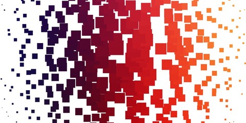 Light Pink, Yellow vector background in polygonal style. Colorful illustration with gradient rectangles and squares. Modern template for your landing page.