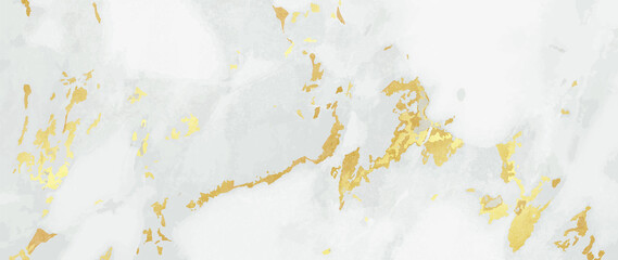 Gold Marble background vector. Luxury texture and panoramic Marbling texture design for Banner, invitation, wallpaper, headers, website, print ads, packaging design template.