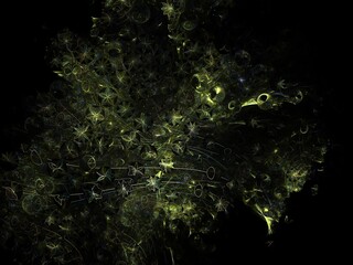 Imaginatory fractal background Image