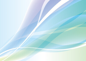 曲線　抽象背景　青