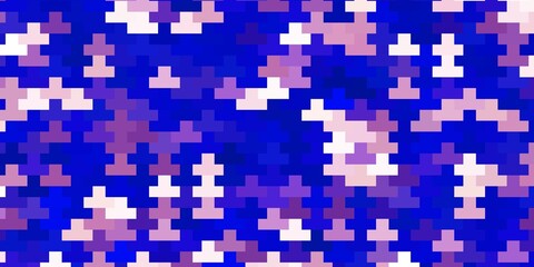 Light Blue, Yellow vector pattern in square style. Illustration with a set of gradient rectangles. Best design for your ad, poster, banner.