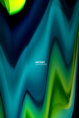 Liquid gradients abstract background, color wave pattern poster design for Wallpaper, Banner, Background, Card, Book Illustration, landing page