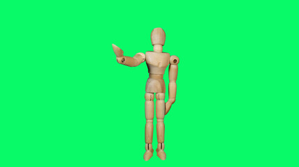 人物ポーズ人形9