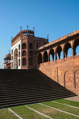 Fototapeta na wymiar Moti Masjid (Pearl Mosque), Bhopal, Madhya Pradesh, India
