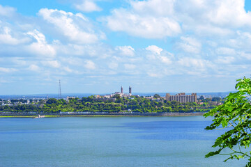 Fototapeta premium Beautiful view of Upper lake, (bada talab), Bhopal, Madhya Pradesh, India