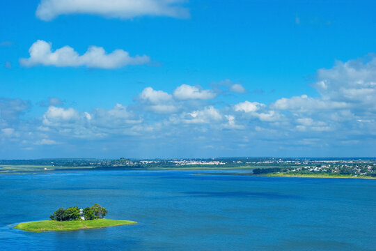 Beautiful view of Upper lake, (bada talab), Bhopal, Madhya Pradesh, India