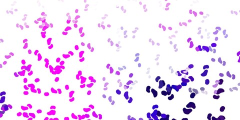 Light purple vector background with random forms.