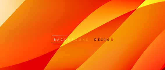 Fluid gradient waves with shadow lines and glowing light effect, modern flowing motion abstract background for cover, placards, poster, banner or flyer