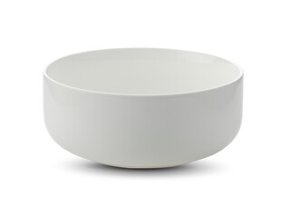 white bowl isolated on white background