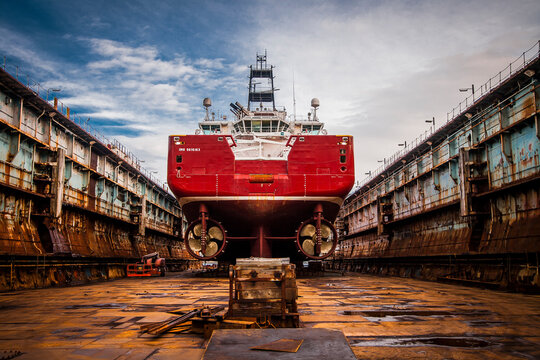 Rear end of the ship