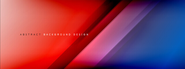 Motion concept neon shiny lines on liquid color gradients abstract backgrounds. Dynamic shadows and lights templates for text