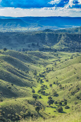 landscape with mountains