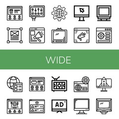 wide icon set