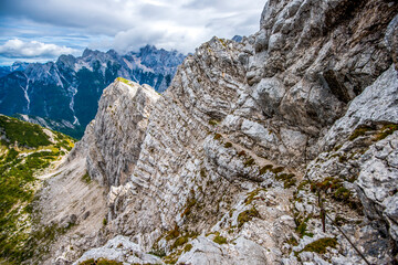 Triglav national park is a famous national park in Slovenia, Europe, Julian Alps. Colorful summer....