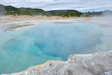 Sapphire Pool, Yellowstone National park, Wyoming