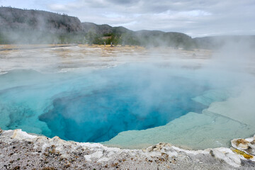 Sapphire Pool, Yellowstone National park, Wyoming