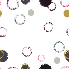 Obraz premium Black Brush Circle 