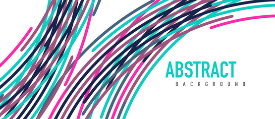 Аbstract moving colorful lines vector backgrounds for cover, placard, poster, banner or flyer
