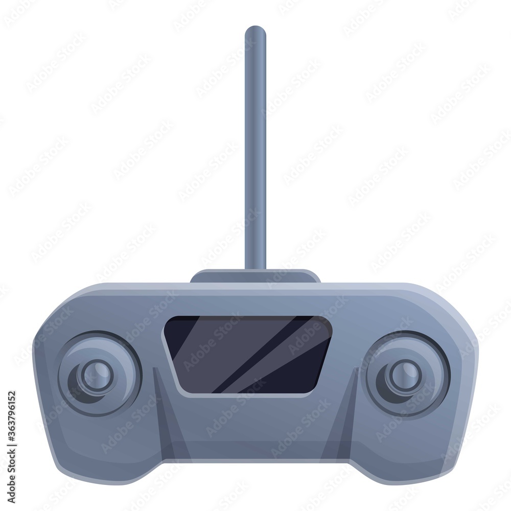 Poster joystick remote control icon. cartoon of joystick remote control vector icon for web design isolated