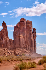 Landscape of Monument valley. Navajo tribal park, USA