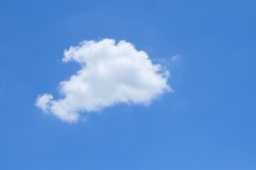 Fototapeta premium White cloud and Beautiful with blue sky background. 