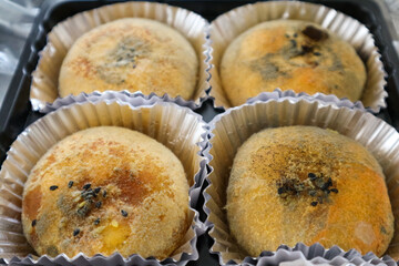 Mold on Chinese Pastry , Chinese  cake , moldy food