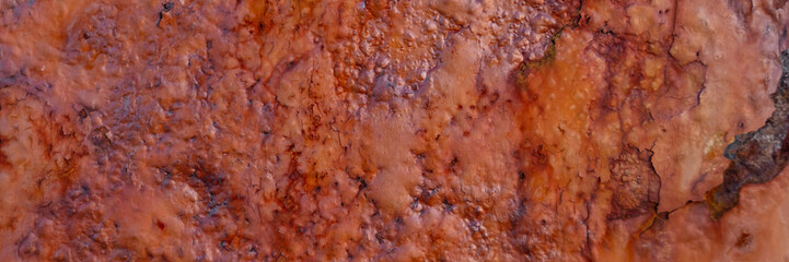 painted orange metal rusty texture