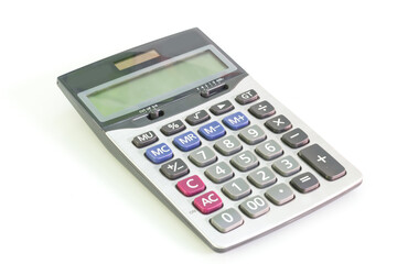 Calculator on a White Background