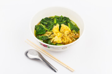 Asian wonton soup
