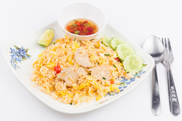 Fried rice with pork