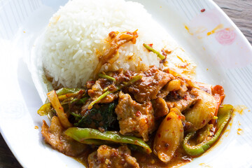 Pork curry