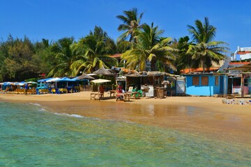 tropical beach resort