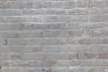 White grunge brick wall background