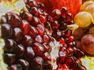 pomegranate seeds