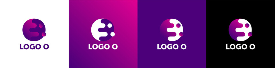 Letter O logo icon design template elements