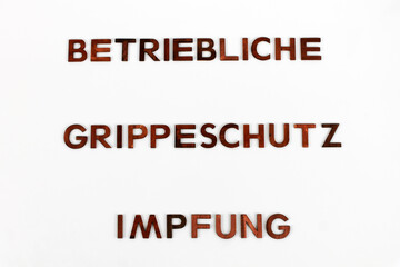 Betriebliche Grippeschutz Impfung