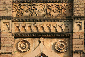 View of Badal Mahal Gate (Darwaza) in Chanderi, Madhya Pradesh, India.