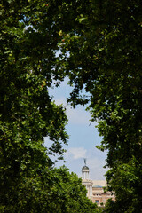 Streets in the city of Barcelona, Spain