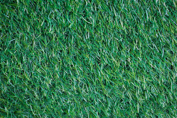 Artificial turf green for sports background.
