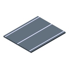 Hitchhiking road icon. Isometric of hitchhiking road vector icon for web design isolated on white background