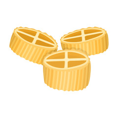 Pasta of italian cartoon vector icon.Cartoon vector illustration pasta and spaghetti,. Isolated illustration of italian food icon on white background.