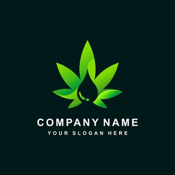 Cannabis Oil icon vector illustration template