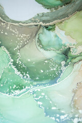 Alcohol ink. Style incorporates the swirls of marble or the ripples of agate.  Abstract painting, can be used as a trendy background for wallpapers, posters, cards, invitations, websites.