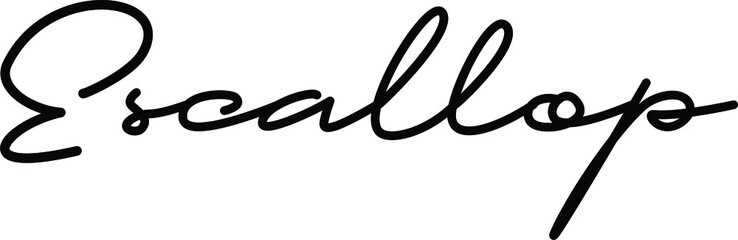 Naklejka premium Hand drawn lettering, cooking theme. Vector illustration, paint with brush. Isolated phrase on white background.