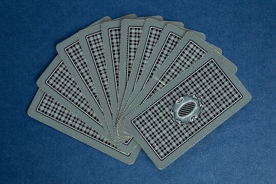 Dubrovnik, Croatia; March 2020 Triestine, Briscola playing cards. Traditional Italian card game.